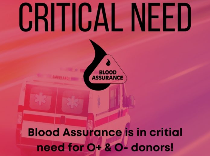 blood assurance critical need october