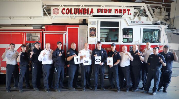 Columbia Fire & Rescue Maintains ISO Class 1 Rating