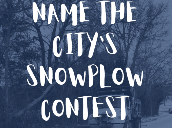 name the city's snowplow contest