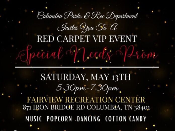 Special Needs Prom to be Held Next Month in Columbia