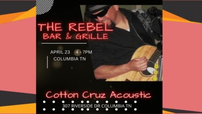 cotton cruz acoustic at the rebel bar & grille