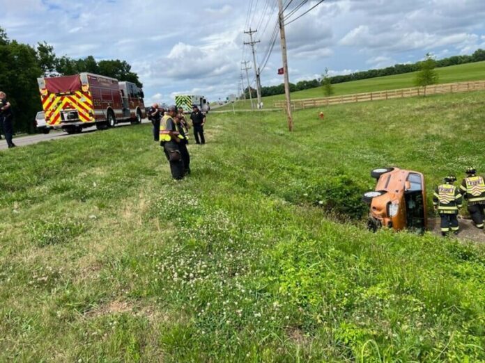 Car Falls in Ditch in Spring Hill Maury County Source