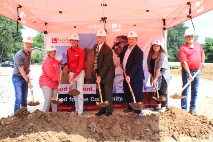 Listerhill Credit Union held its groundbreaking ceremony on July 18, 2023, at 3348 Kedron Road in Spring Hill Tennessee.