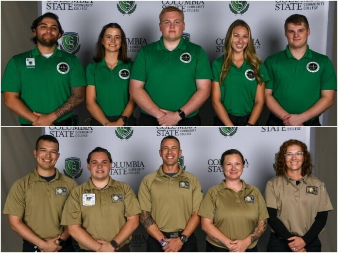 Columbia State Pins New Emergency Medical Services Grads