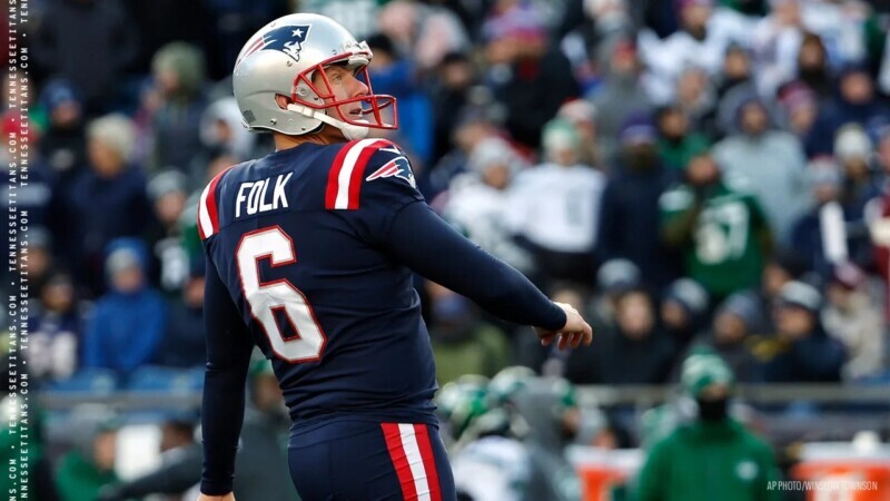 Tennessee Titans Trade for Former Patriots Kicker Nick Folk