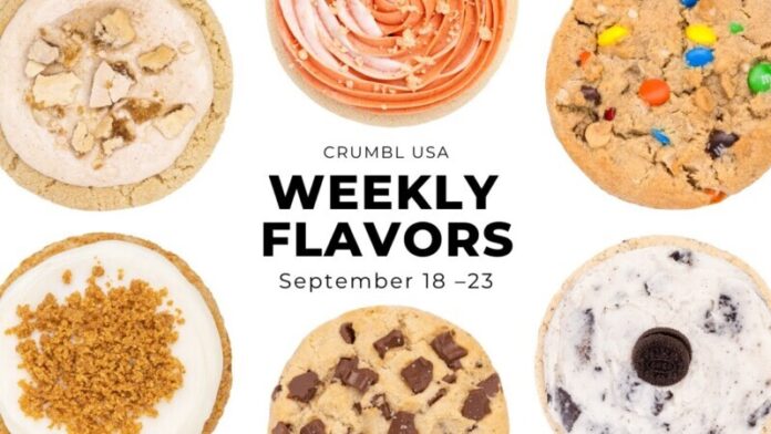 Crumbl Cookies Weekly Menu Through September 23, 2023