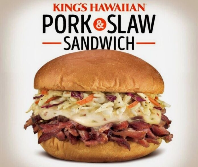 King’s Hawaiian Pork & Slaw Sandwich