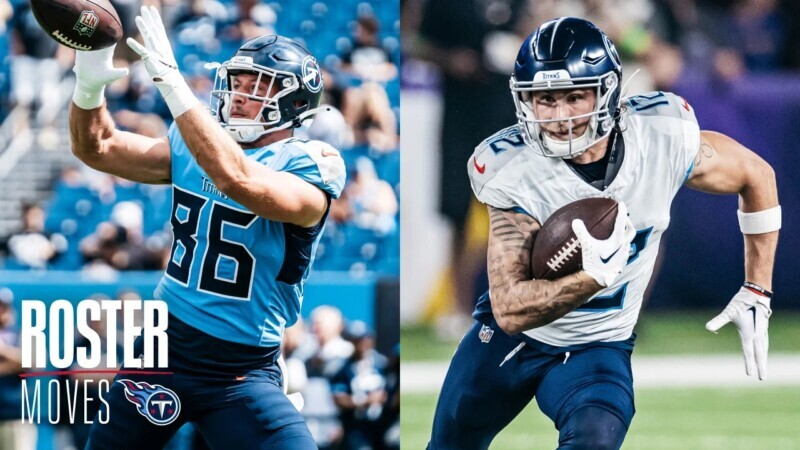 Roster Moves: Titans Promote TE Kevin Rader to Active Roster