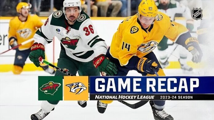 Predators Lose 6-1 to Minnesota Wild