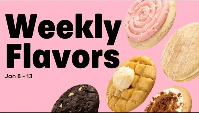 Crumbl Cookies Weekly Menu Through January 13, 2024