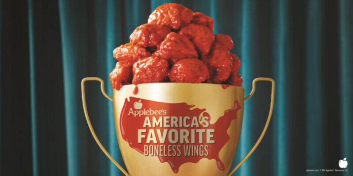 Applebee’s® Crowned America’s Favorite Boneless Wings!