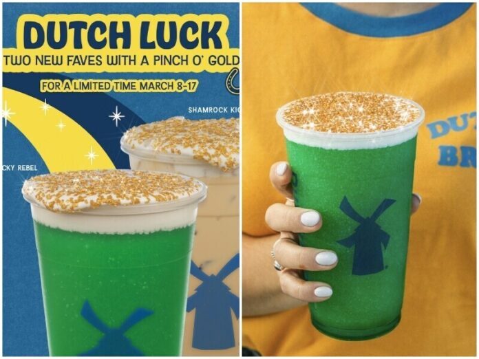 Dutch Bros' new limited time St. Patrick's Day drinks