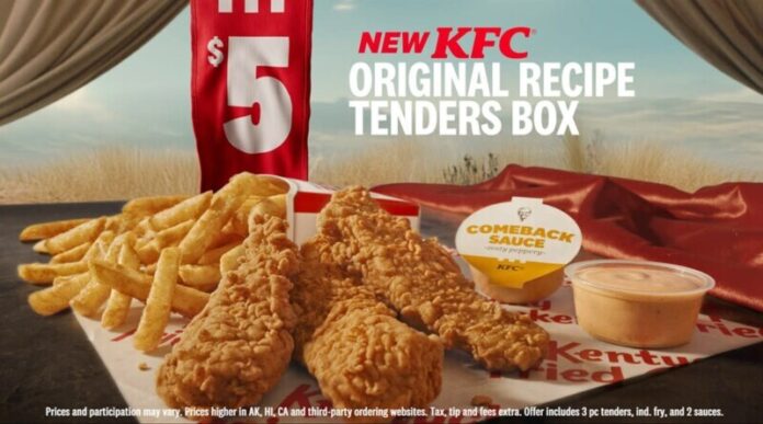 KFC Introducing NEW Original Recipe Tenders And Zesty Comeback Sauce ...