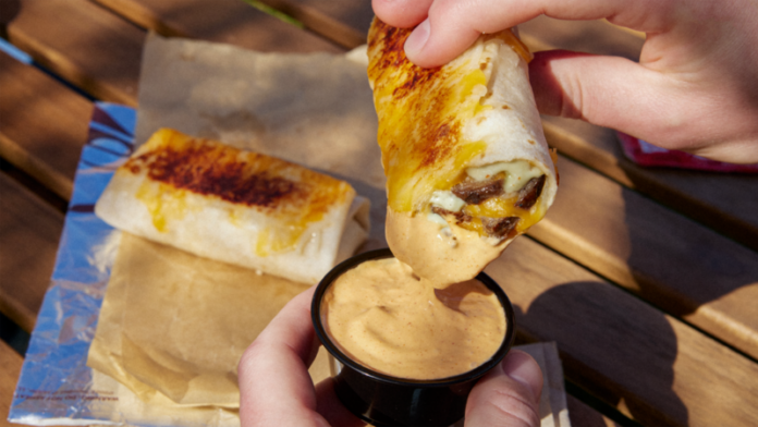 Cheesy Dipping Burritos