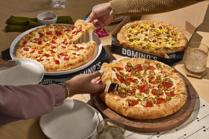 Dominos 50 percent off pizza deal