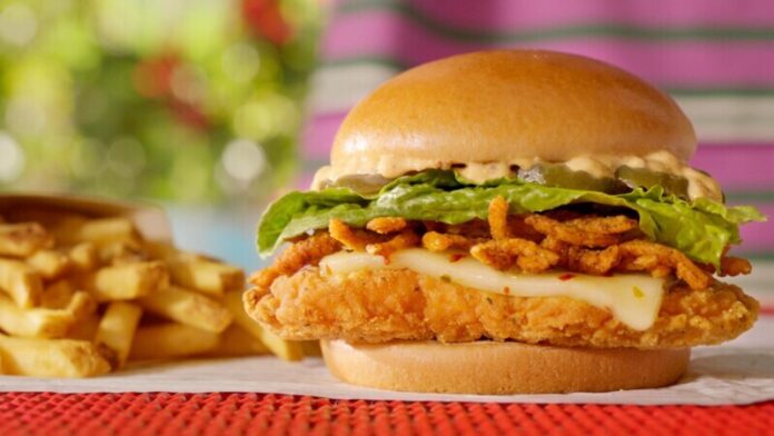 Chicken Sandwich & Lemonade