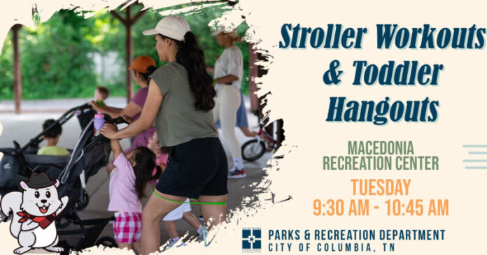 stroller workouts and toddler hangouts