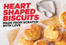 Hardee’s Heart Shaped Biscuits Return for Valentine’s Day