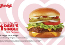 Wendy’s Celebrates Singles Awareness Day with a $1 Dave’s Single Single Life Just Got Better: Wendy’s Celebrates Singles Awareness Day with a $1 Dave's Single