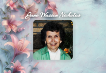 OBITUARY: Jane Wasson Nicholas