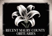 Recent Maury County Obituaries for August 13, 2026